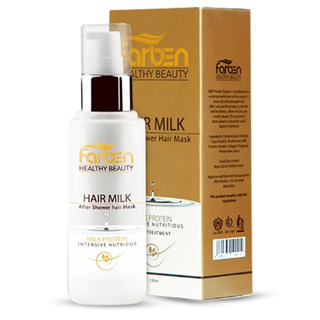 شیر موی فاربن مغذی و ترمیم کننده موهای خشک و آسیب دیده بدون آبکشی