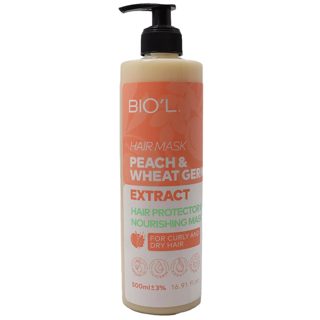 ماسک مو بیول با عصاره هلو و پروتئین گندم مخصوص مو خشک